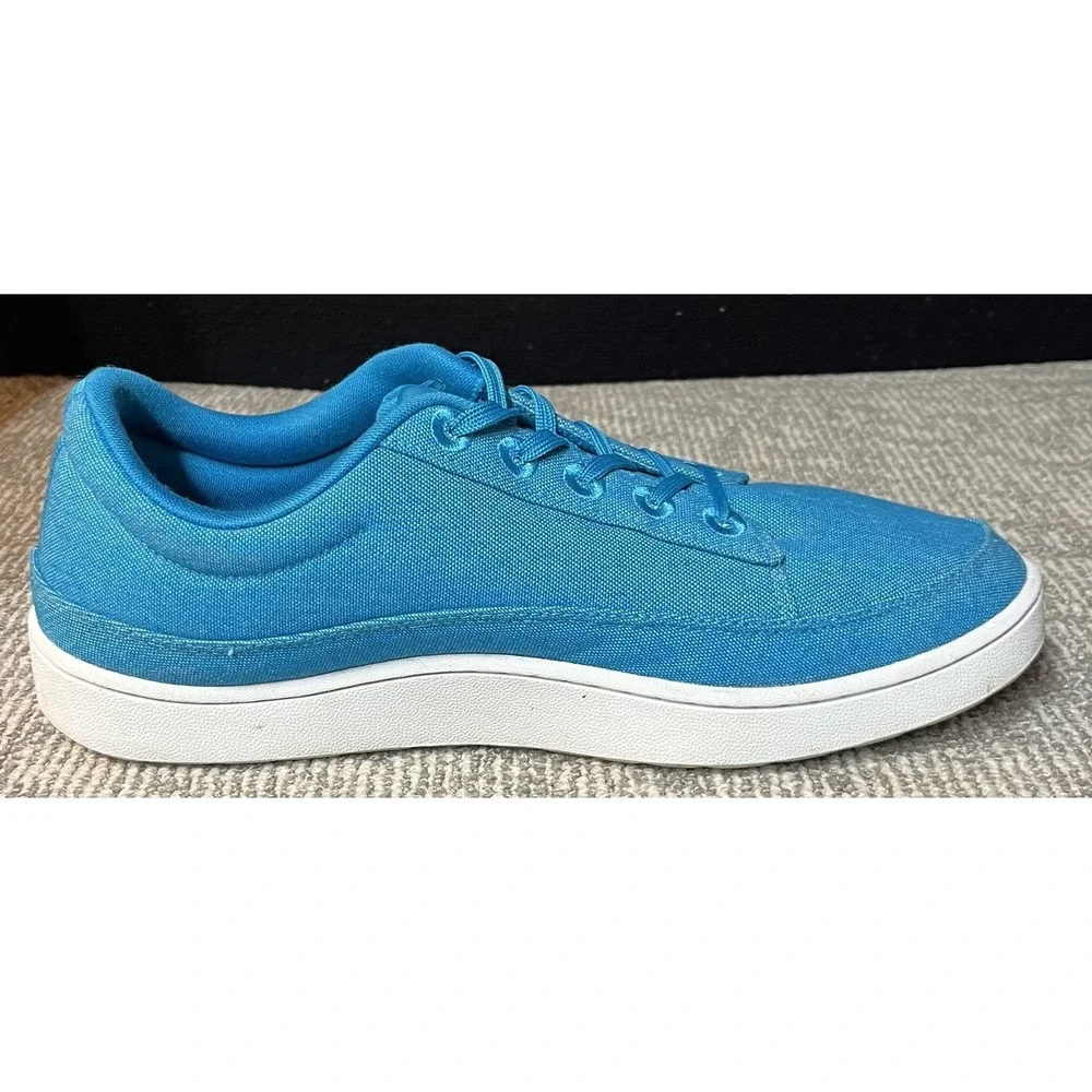 Allbirds Shoes‎ Mens Size 12 Blue Organic Cotton Low Top Lace Up Casual Sneakers